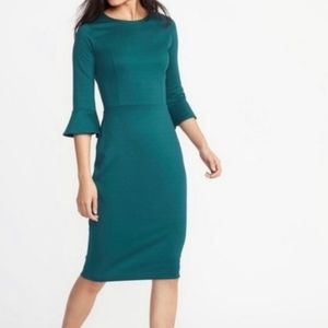 Old Navy Dress w/ 3/4 Bell Sleeves Size L